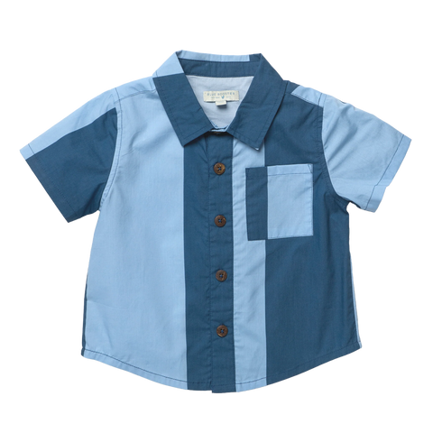 Boys Jack Shirt - Wide Cabana Stripe
