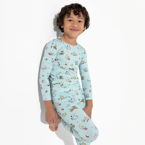 Puppy Love Kids Bamboo Pajama Set