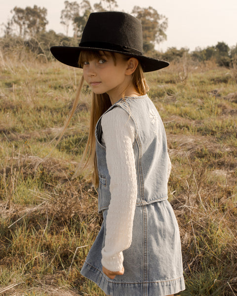 Denim Vest | Light Washed Denim