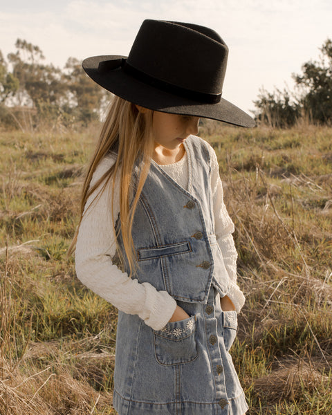 Denver Mini Skirt | Light Washed Denim