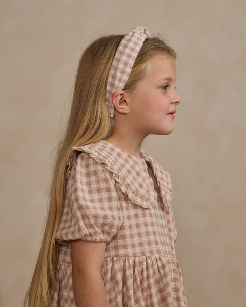 Camille Dress | Pink Gingham