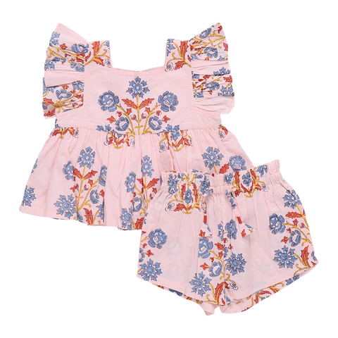 Baby Girls Elsie 2-Piece Set - Pink Provence Floral