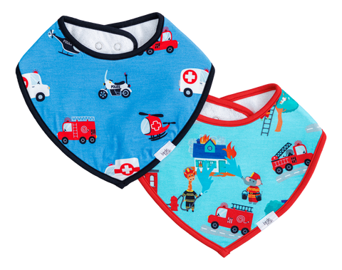 First Responders Bandana Bib Set