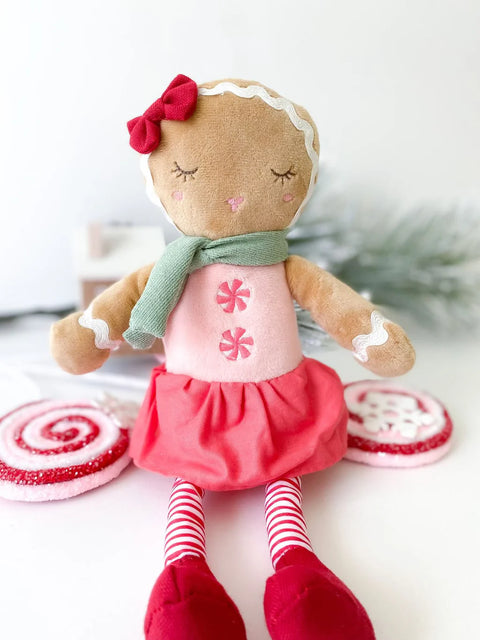 Gingerbread Girl Plush Doll