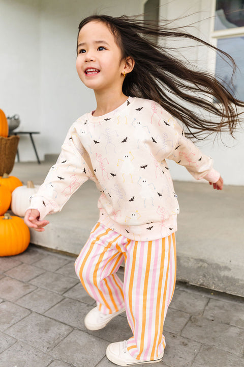 PRE SALE: Pink/Orange Stripe Sweatpants