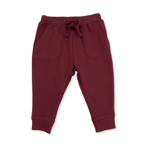 Jogger Pant - Solid New Maroon