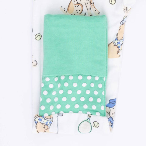 Convertible Romper - Country Club Dogs Neutral