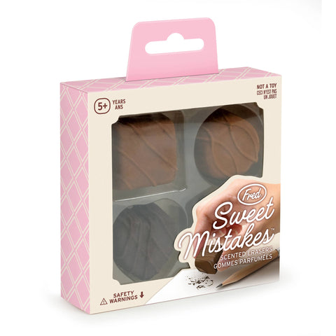 Chocolate Erasers (Set of 4)