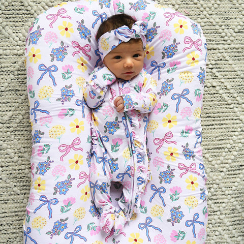Evie Ruffle Zip Bamboo Pajama