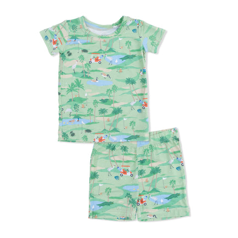 Loungewear Short Set - Golf Oasis Animals