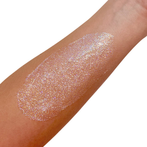 Super Sparkly Kids Hair & Body Fine Glitter Gel - White