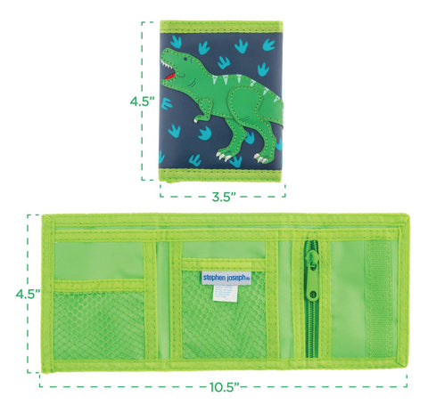 Kids Tri-Fold Wallet - Pink Kitty Cat