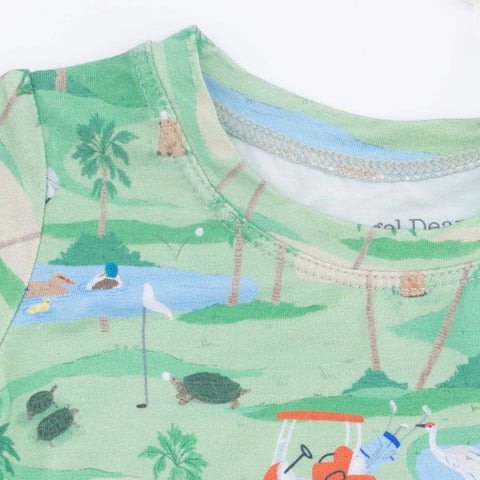 Loungewear Short Set - Golf Oasis Animals