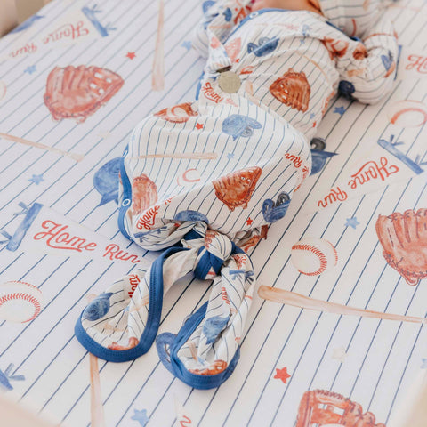 Newborn Knotted Gown - All Star