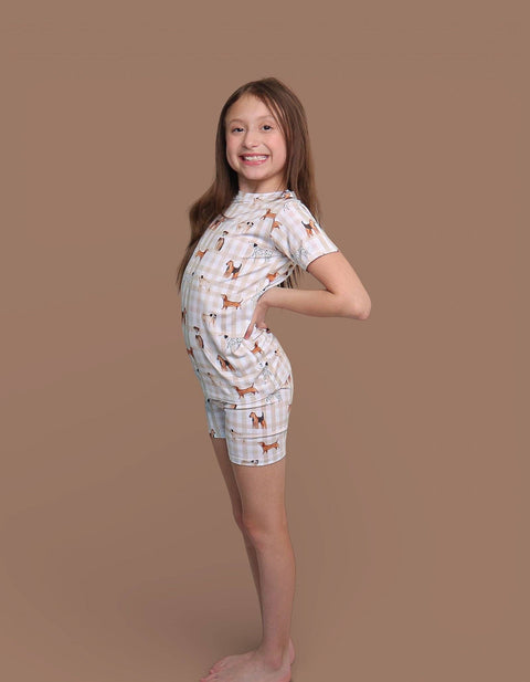 Kids Bamboo Short Set - Pawfect Pals