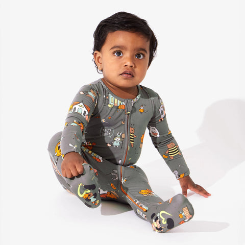 Bamboo Convertible Footie - Trick or Treaters