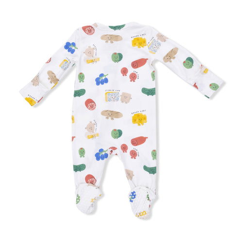 2 Way Zipper Footie - Charcuterie Cuties
