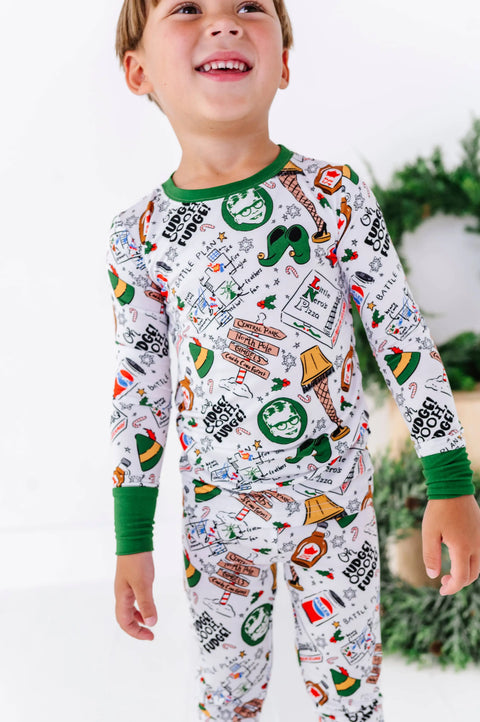 Christmas Classics Bamboo Pajama Set for Kids