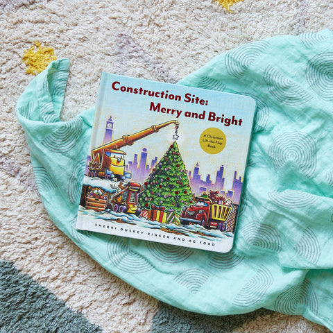 Construction Site Merry & Bright Christmas Book
