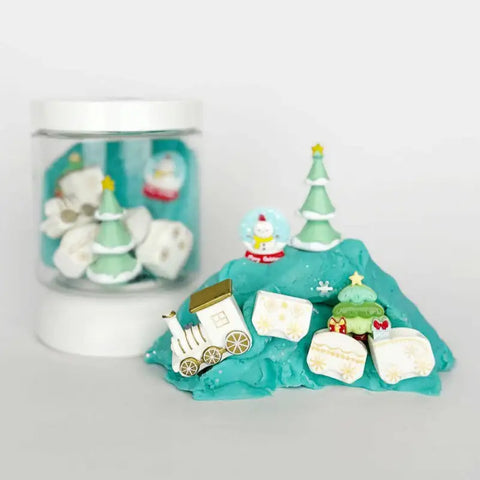 Holiday Train Mini Play Dough-To-Go