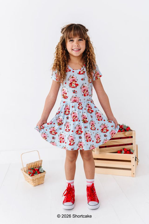 Strawberry Shortcake Short Sleeve Birdie Dress