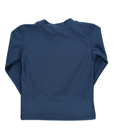 Boys Navy Long Sleeve Rash Guard