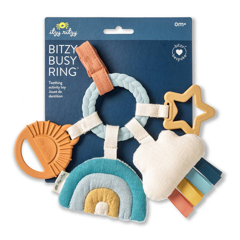 Bitzy Busy Ring™ Teething Activity Toy - Veggie
