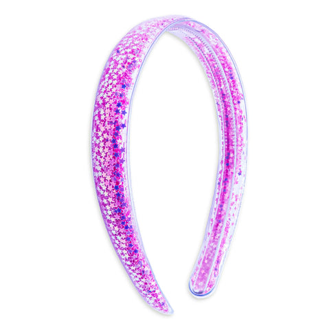 Shaker Glitter Headband - Pink