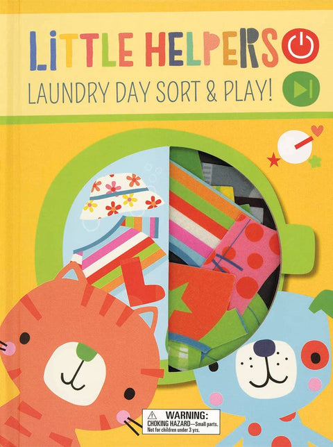 Little Helpers: Laundry Day Sort & Play! Activity Book