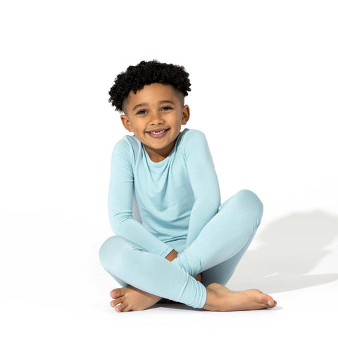 Adventure Blue Kids Bamboo Pajamas - Bellabu Bear