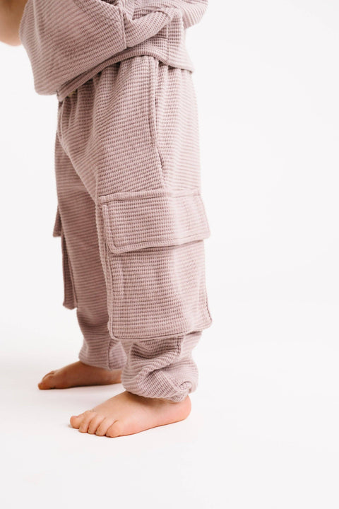 Lavender Fog Waffle Cargo Set