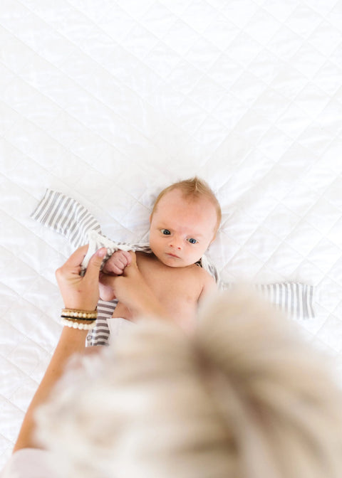 Newborn Knotted Gown - Everest