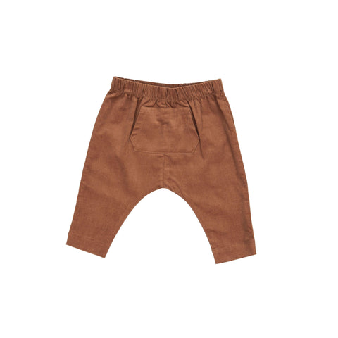 Amber Brown Drop Crotch Jogger - Butterbugboutique