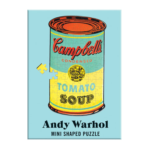 Andy Warhol Campbell's Soup 100 Piece Mini Shaped Puzzle - Mudpuppy