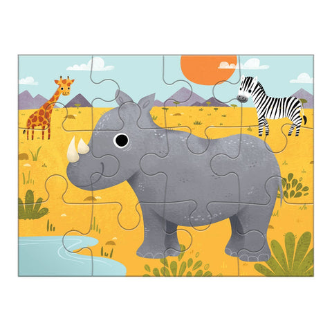 Animals Of The World 4-In-A-Box Puzzle Set - Mudpuppy