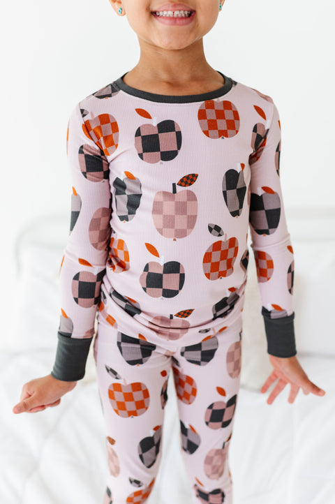 Apples Kids Bamboo Pajamas - Kiki + Lulu