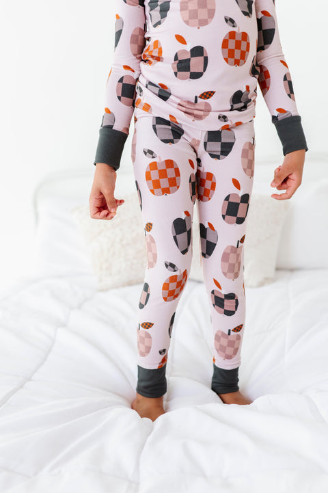 Apples Kids Bamboo Pajamas - Kiki + Lulu