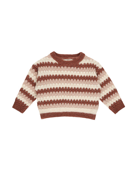 Aspen Sweater | Multi Stripe - Rylee + Cru