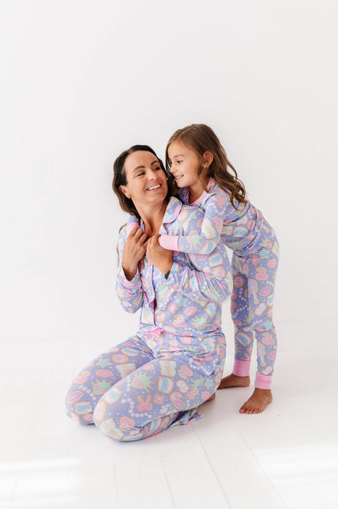 Lavender Haze Bamboo Kids Pajamas