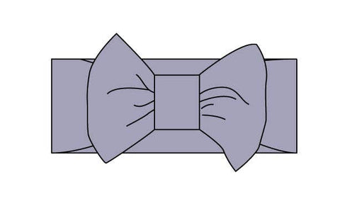 Purple Baby Bow