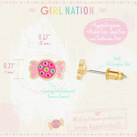 Cutie Stud Earrings | Retro Candy