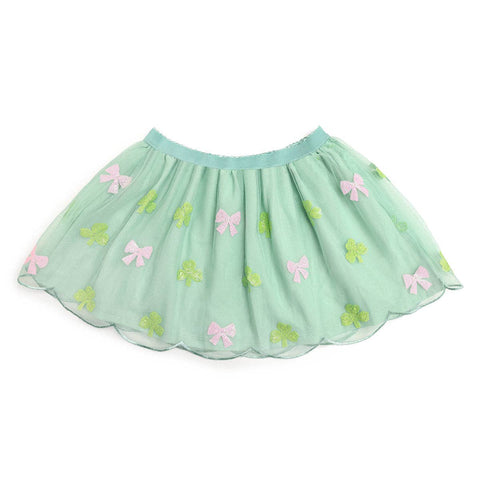 Sweet Shamrock Sequin Tutu Skirt