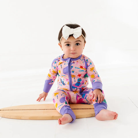 Diva Dinos Bamboo Convertible Footie