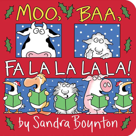 Moo, Baa, Fa La La La La! Book