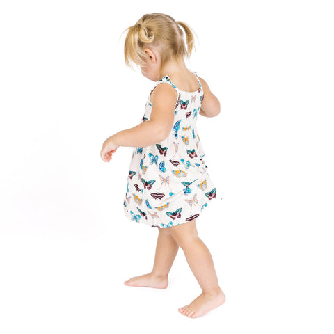 Wings of Paradise Butterflies Girls Bamboo Sundress