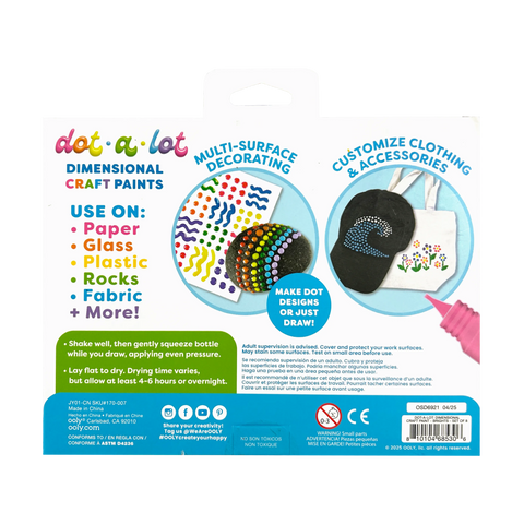Dot-A-Lot Dimensional Craft Paint - Bright