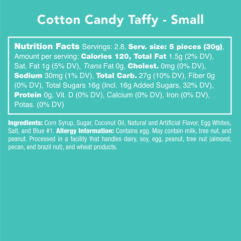 Cotton Candy Taffy Candy