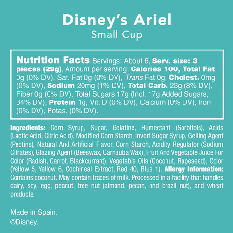 Disney Princess (Ariel) Gummy Candy