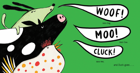 Duck Goes Meow Board Book