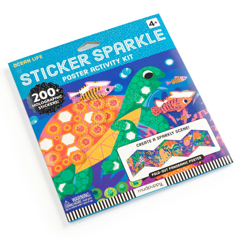 Sticker Sparkle Poster Activity Kit - Ocean Life